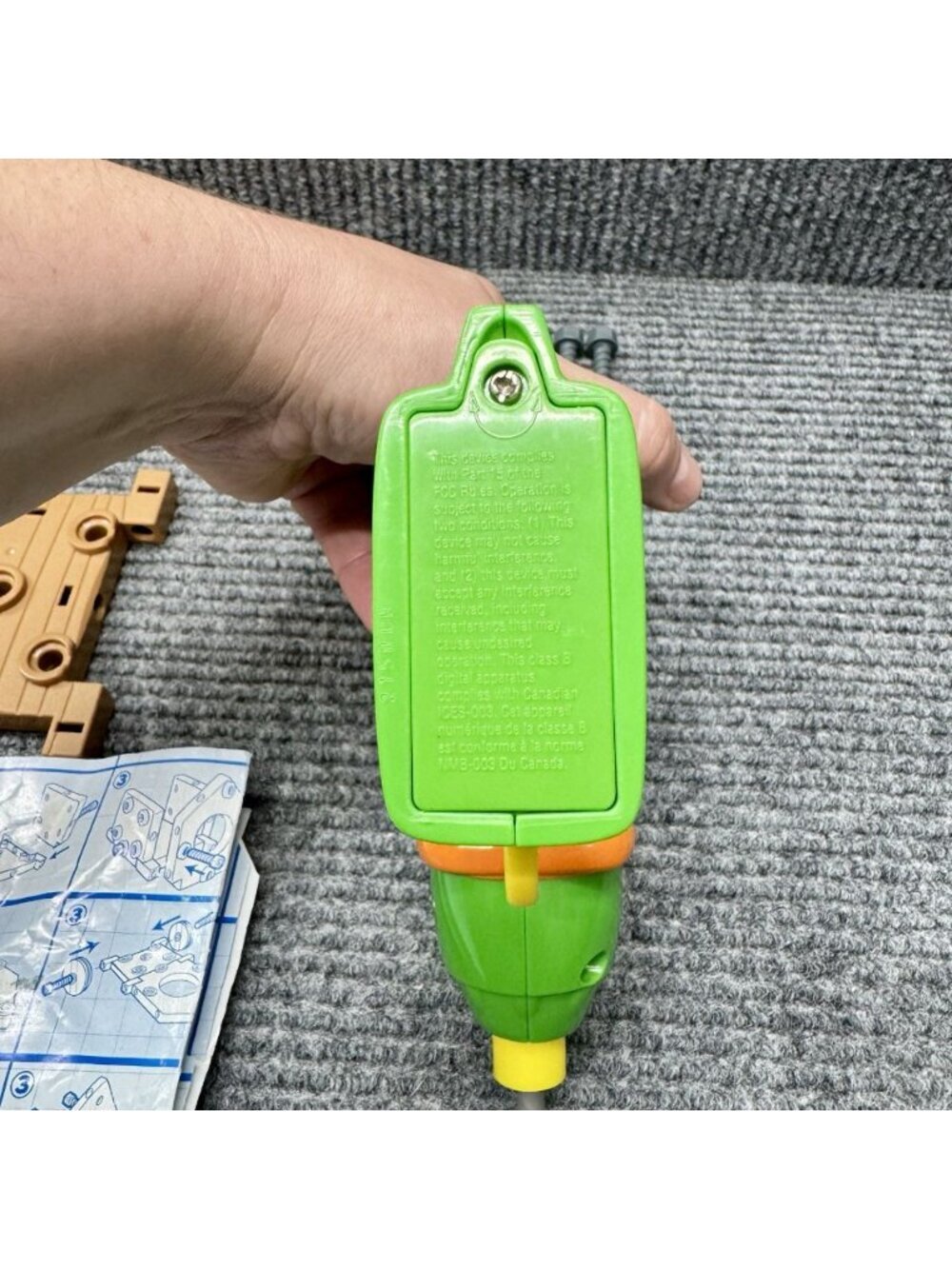 Handy Manny Spinner Power Screwdriver Play Building Set Wood Screws Works RARE - Picture 7 of 11
